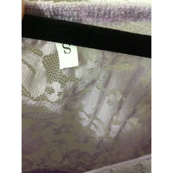 Victorian Stretch Lace Maxi Dress Sz Small Cottage Cove Lavender D2 - Picture 3 of 7